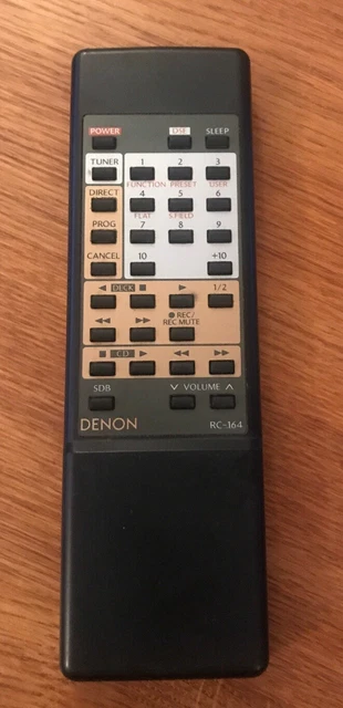 Originale Denon Couleurs RC-164 pour D-65 Systemanlage Bon État Complet