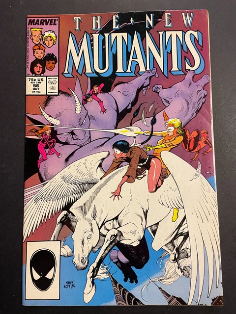 Marvel Comics The New Mutants Vol 1 #56 1987 JS8
