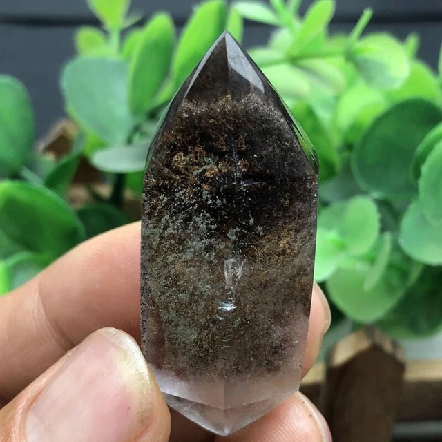 Natural Beautiful Hyaline Red Phantom Ghost Garden Quartz gem tip Crystal 29.7g 4