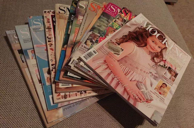 Australian Smocking and Embroidery Magazines with Uncut Patterns