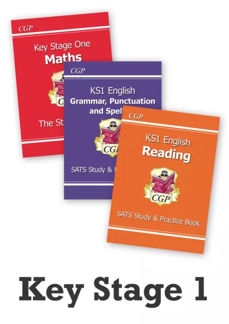 CGP Key Stage One Essentials: Study Book Bundle - Ages 5-7