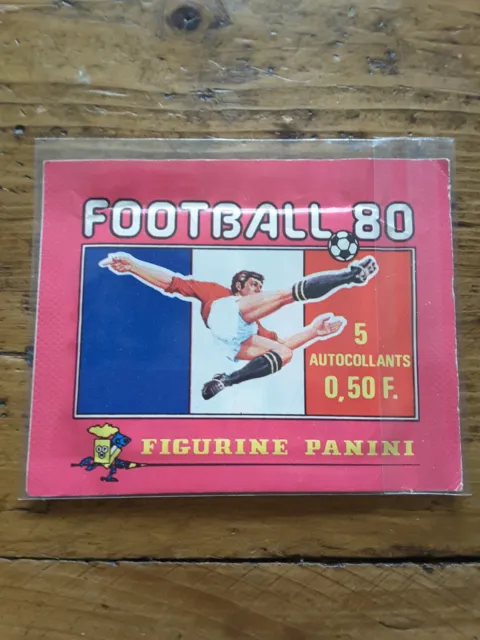 Rare  !!! pochette neuve football panini scellée  championnat de France 80  🇫🇷