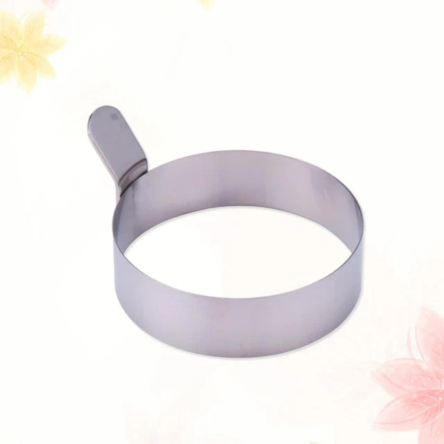 4 pz anelli per uova in acciaio inox uovo rotondo stampo da cottura antiaderente frittata forma resistente al calore