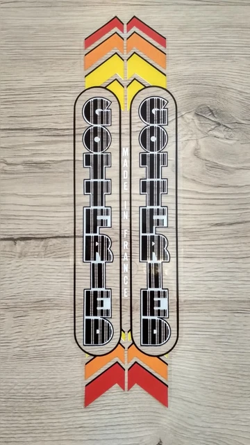 Autocollant Gottfried Vintage Pour Vélo - Sticker Decals Fabriqué En France - Neuf
