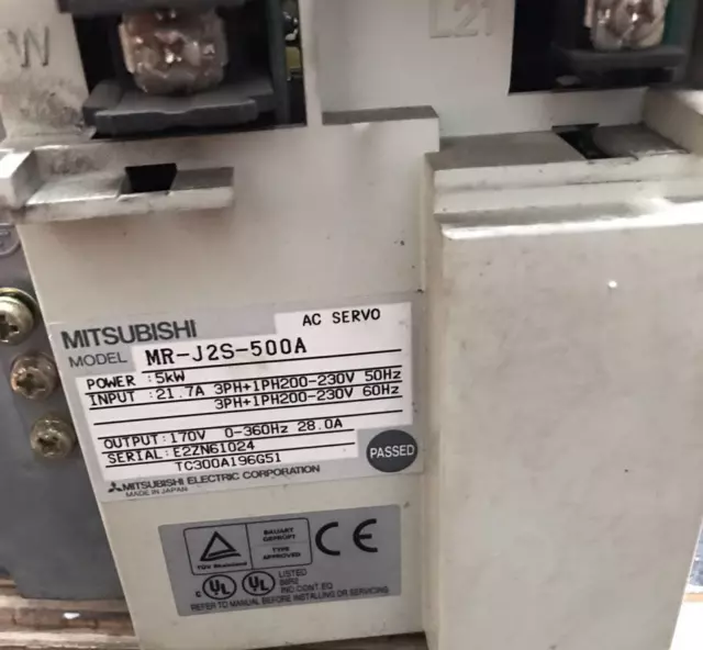 Mitsubishi ONE servo amplificatore ac Mr J2S 500A MR-J2S-500A servoazionamento usato