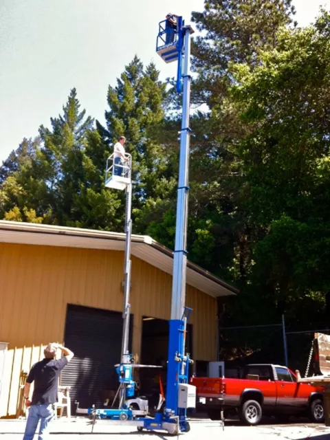 Mini 13,5 Meter  Arbeitsbühne Mobile   Upright Hebebühne Lift Hublift Hebelift