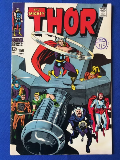 The Mighty Thor #156 FN+ (6.5) MARVEL ( Vol 1 1968) Kirby