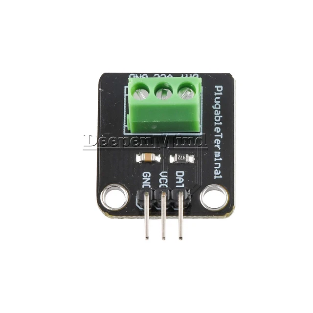 DS18B20 TEMPERATURE SENSOR Module Probe Water Proof Terminal Adapter ...