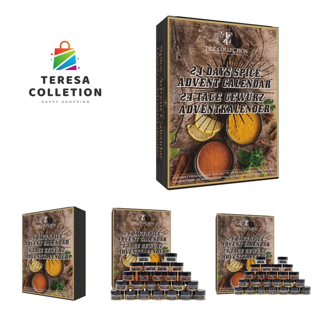 HERBS AND SPICES Advent Calendar 2025 24 Mini Spice Jars Food Advent herbs-and-spices-advent-calendar-2025-24-mini-spice-jars-food-advent
