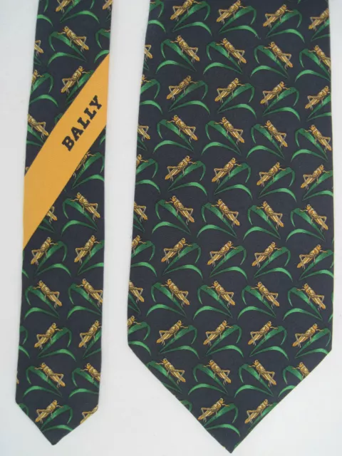 -AUTHENTIQUE  cravate cravatte   BALLY  100% soie  TBEG  vintage