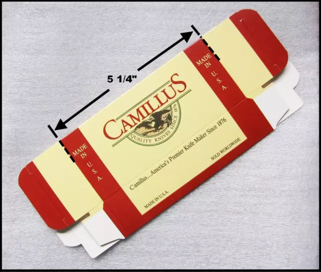 Camillus Knife 5 1/4" BOX Knives Storage Solution New Factory Multiple Available