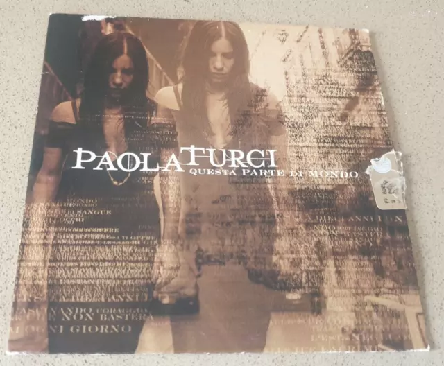 Paola Turci – Questa Parte Di Mondo cd singolo Promo Raro 2002