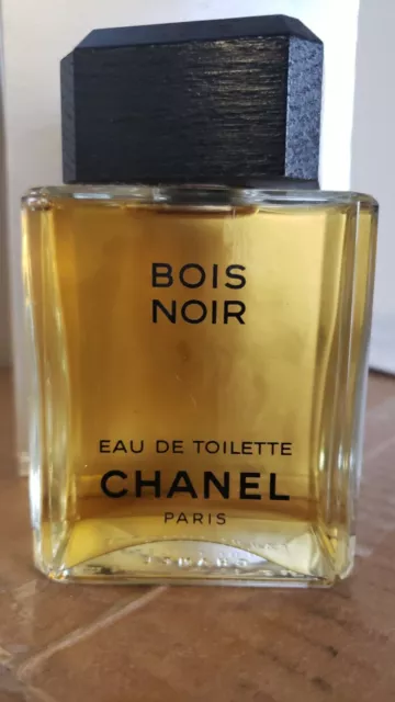 125ml Chanel Bois Noir EDT Spray Vaporisateur 1987 Vintage FREE DELIVERY