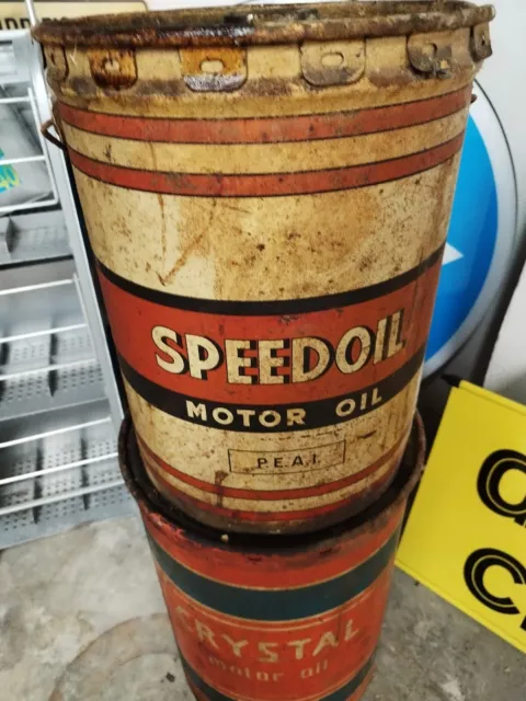 Secchio Speedoil vintage