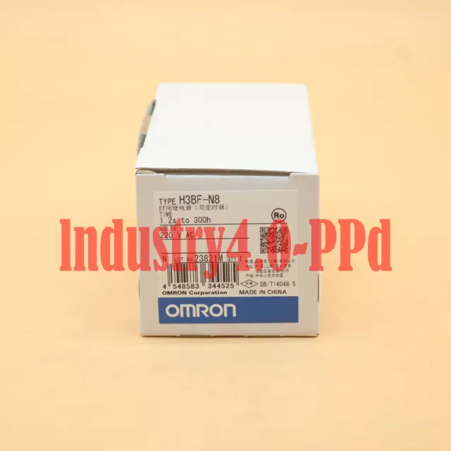 1PC New OMRON Relay Dual Timer H3BF-N8 H3BFN8 220VAC 1.2s-300h FAST SHIP