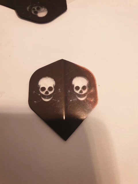 10 sets of Purple Standard Skull Dart Flights