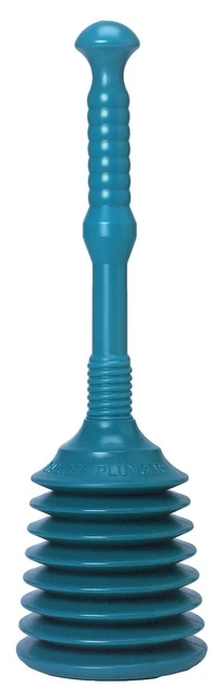 GT Water Products Mp200 Teal Polyethylene Plunger with Pommel Top Handle