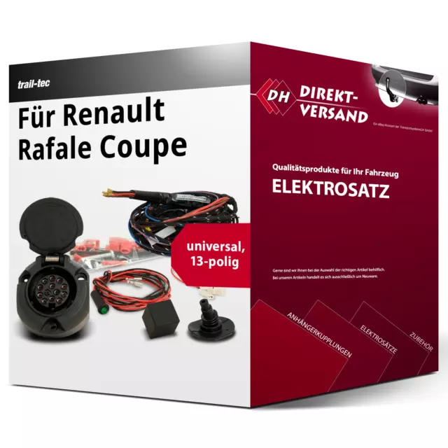 E-Satz 13polig universell für Renault Rafale Coupe 06.2023-jetzt neu