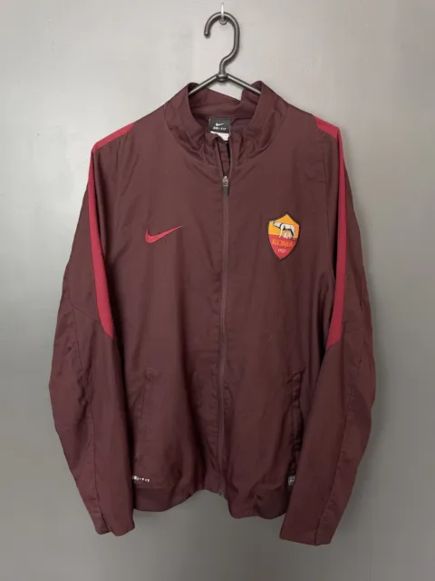 As Roma 2015/2016 Training Football Jacket Nike Soccer Shirt Size M Adult