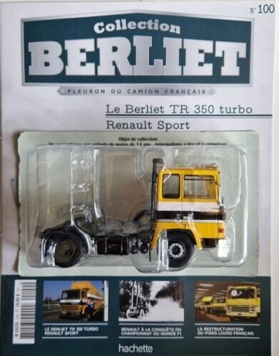 CAMION BERLIET - N°100 - TR 350 Turbo – Camion Tracteur RENAULT SPORT - 1/43