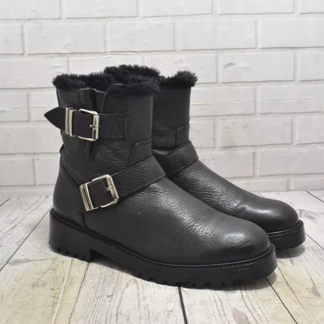 Zara fur lined sales boots