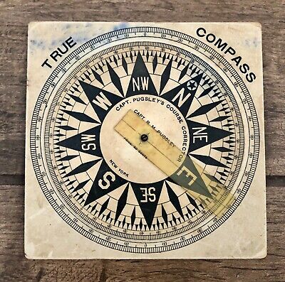 Vintage True Compass Captain R.M. Pugsley's Course Corrector