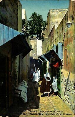CPA AK Tanger- Une rue de la Casbah MAROC (880192)