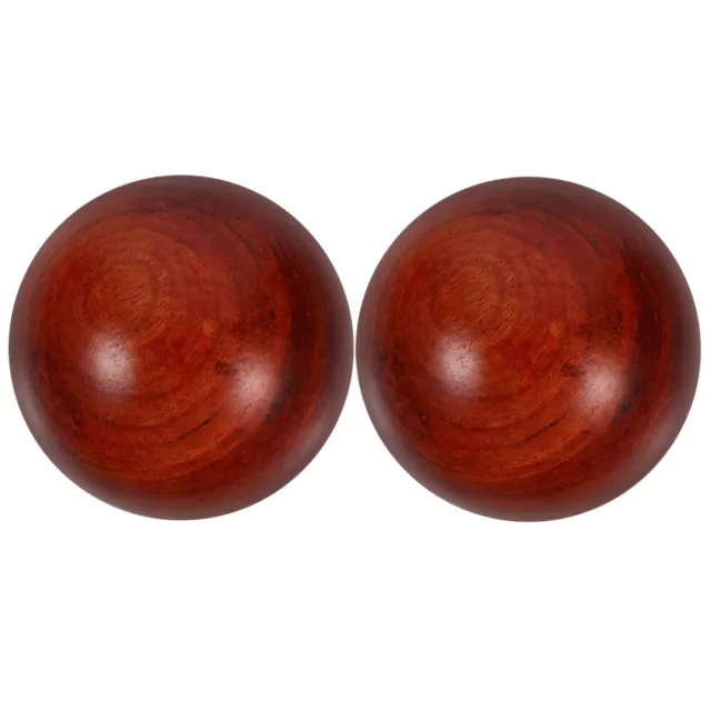 2 Pcs Baoding Balls Hands Wooden Balls Chinese Baoding Ball Massage