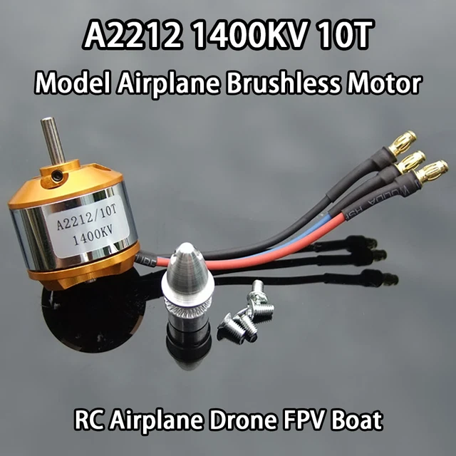 A2212 930/1000/1400/2200/2700KV Motore Outrunner Drone Brushless Per Aeromobili