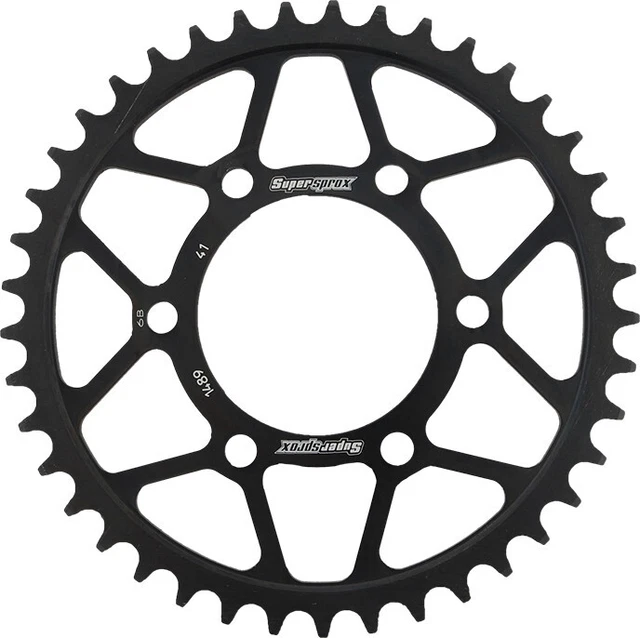 Supersprox Rear Steel Sprocket 41T Black RFE-1489-41-BLK
