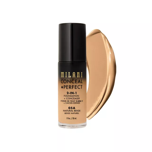 Ocultor Milani + Base Perfecta 2 en 1 + Corrector - Beige Natural