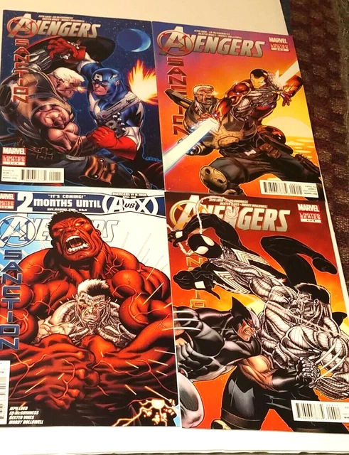 Avengers X-Sanctions #1-4 (2012) Prelude To Avengers Vs X-Men