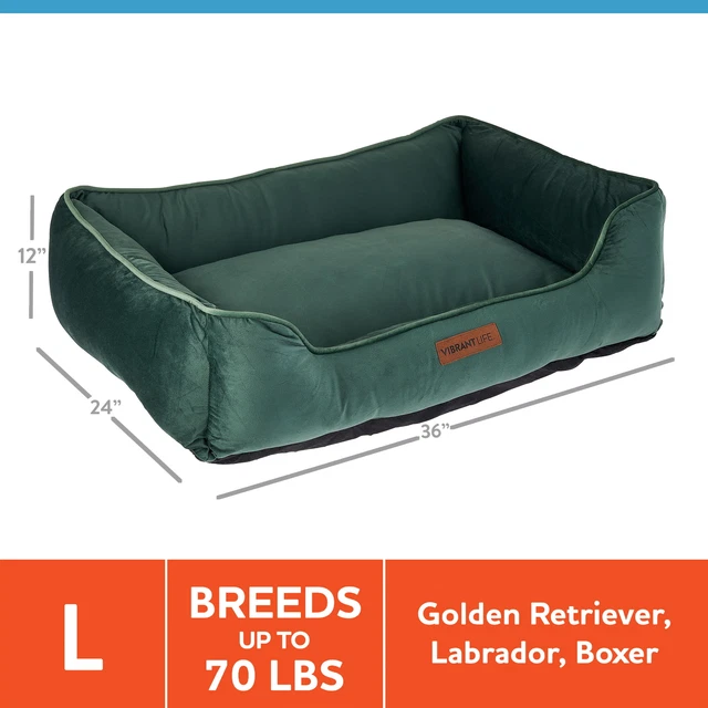 Super Soft Extra Large Dog Bed Faux Velvet Pet Bed for Medium Large Dog