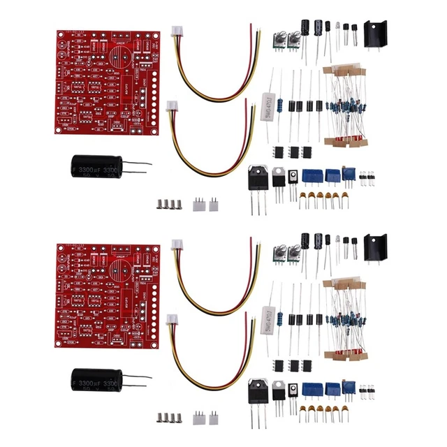 2X 0-30V 2MA-3A Adjustable DC Regulated Power Supply DIY Kit Short with SchutA7N7