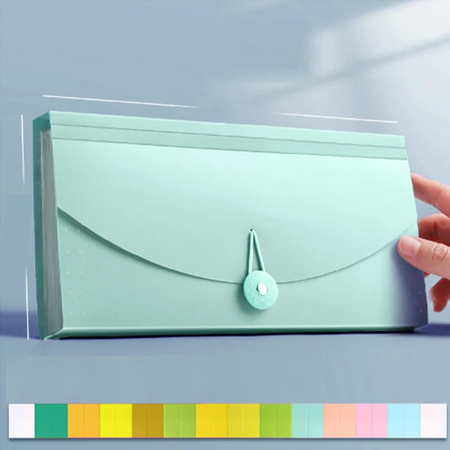 Dossier Extensible à 13 Poches Avec étiquettes Autocollantes, Dossier