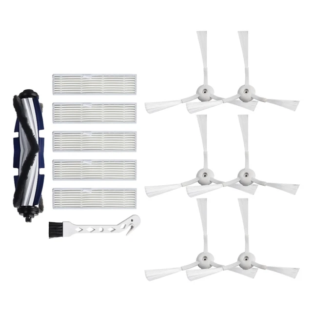Kit Brosse Rouleau + Filtres + Brosses Latérales Pour Rowenta Explorer Série 60 - R740003 ZR740005