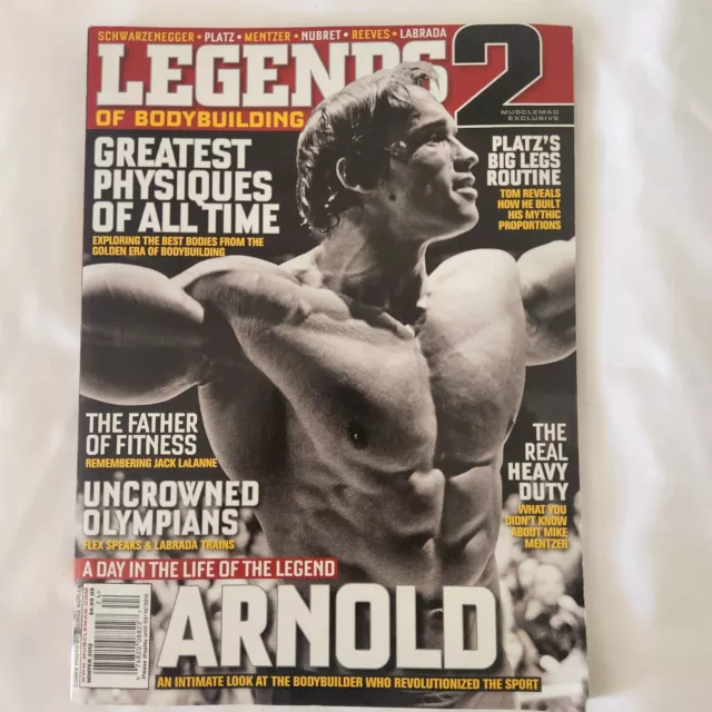 Legends Of Bodybuilding 2 Magazine Arnold Schwarzenegger