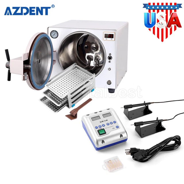 Dental Medical Autoclave Steam Sterilizer Sterilization/Electric Wax Knife Waxer