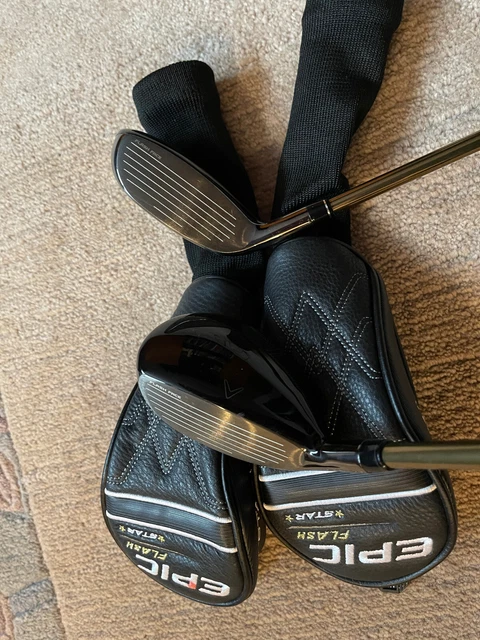 2 Callaway EPIC Flash Star Hybride 4 ( 20° )und 5 (23°)  Herren, RH Reg. Flex