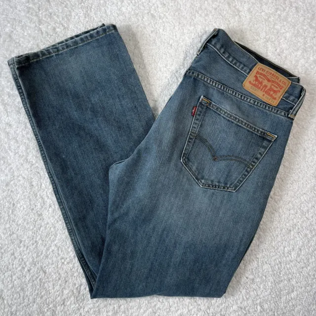 Levis 559 Relaxed Straight Blue Jeans Mens 36x34 (Actual 37x33) Denim