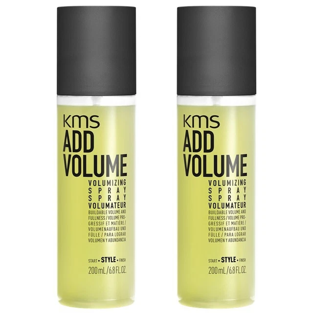 KMS ADDVOLUME VOLUMIZING Spray 200ml x2 = 400ml Set EUR 36,20 - PicClick DE