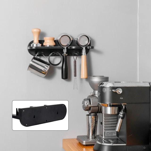 Portafiltro Da Caffè Da Parete O Da Appoggio – Contiene Fino A 100 Filtri (Misura 1-4) – Colore Giallo, Design Salvaspazio