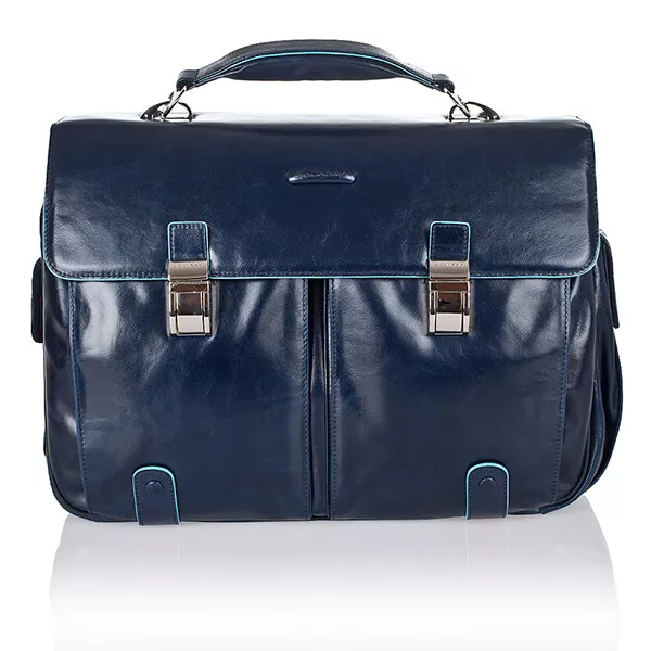 Moda Bolsa Piquadro Cuadrado Hombre - CA1068B2-blu2