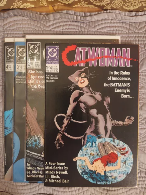 CATWOMAN #1-4  Mini Series (1989) DC *NM* Very Nice!