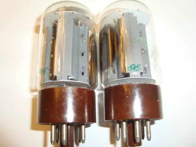 One Closely Matched 6L6WGB Tubes, By Sylvania, Good Ratings.