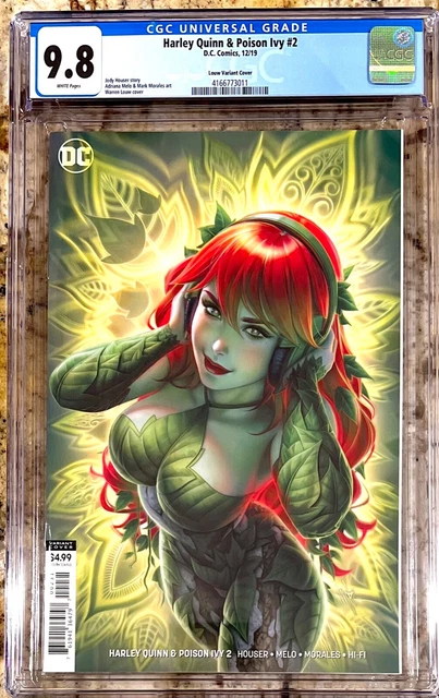 Harley Quinn & Poison Ivy #2 Warren Louw Variant 2019 Cgc Graded 9.8 Nm/M Pin-Up