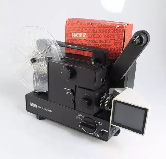 Eumig Mark 6000 D Normal 8 Und Super 8 Filmprojektor Mit Tageslichtbetrachter