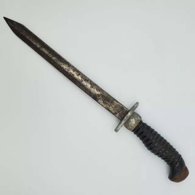 WW2 Original German Solingen Holler sword dagger trench art blade handle vintage