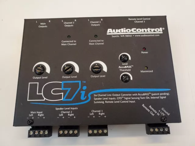 AudioControl LC7i 6 Channel Line Output Converter with Accubass