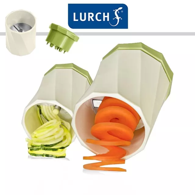 NUEVO Lurch Mini-Espiralizador De Mano Cortador para Ensalada de Espaguetis de Verduras